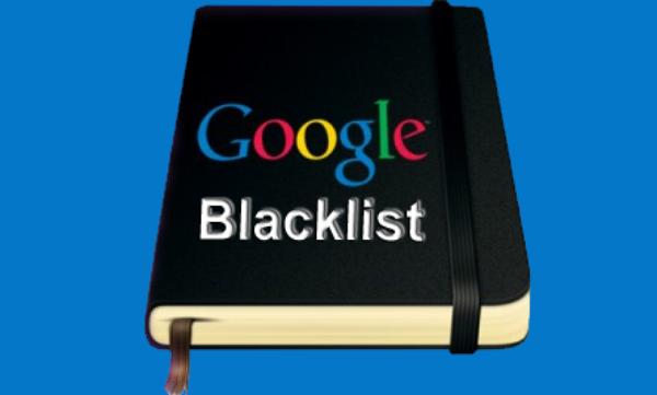 Hình phạt Google Blacklist